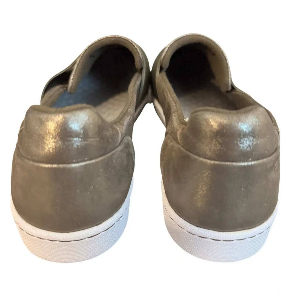 Clarks Pawley Wes Slip-On Sneakers Women's 9‎ Olive Metallic